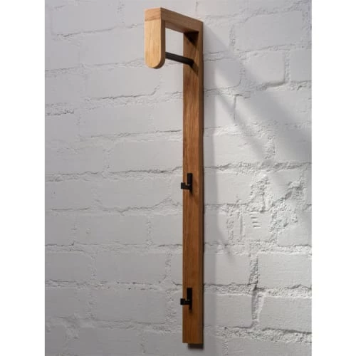 WOODEK Portemanteaux Et Patères Portemanteaux Mural En Chêne Massif Huilé 5 WOODEK Portemanteaux Et Patères Portemanteaux Mural En Chêne Massif Huilé – Image 3