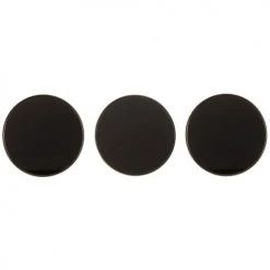 Maisons Du Monde Portemanteaux Et Patères Set De 3 Patères En Métal Et Miroir Fumé Noir