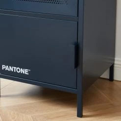 Pantone Portemanteaux Et Patères Vestiaire Métal Bleu Nuit H180cm -Meubles de cuisine Soldes vestiaire metal bleu nuit h180cm 3