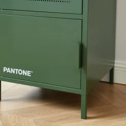 Pantone Portemanteaux Et Patères Vestiaire Métal Vert Olive H180cm -Meubles de cuisine Soldes vestiaire metal vert olive h180cm 4